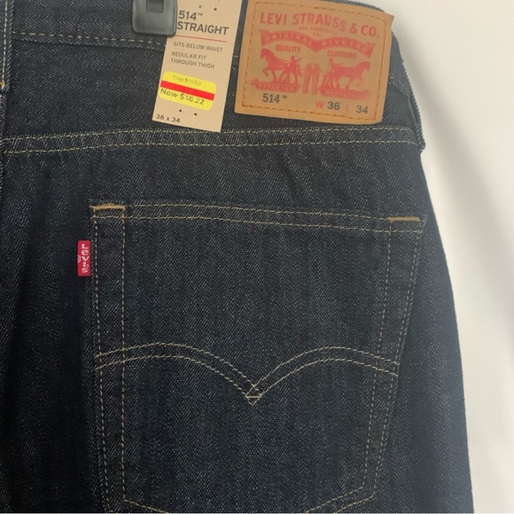 Levi Strauss & Co. 514TM Straight Fit Men’s Jeans - Picture 7 of 13